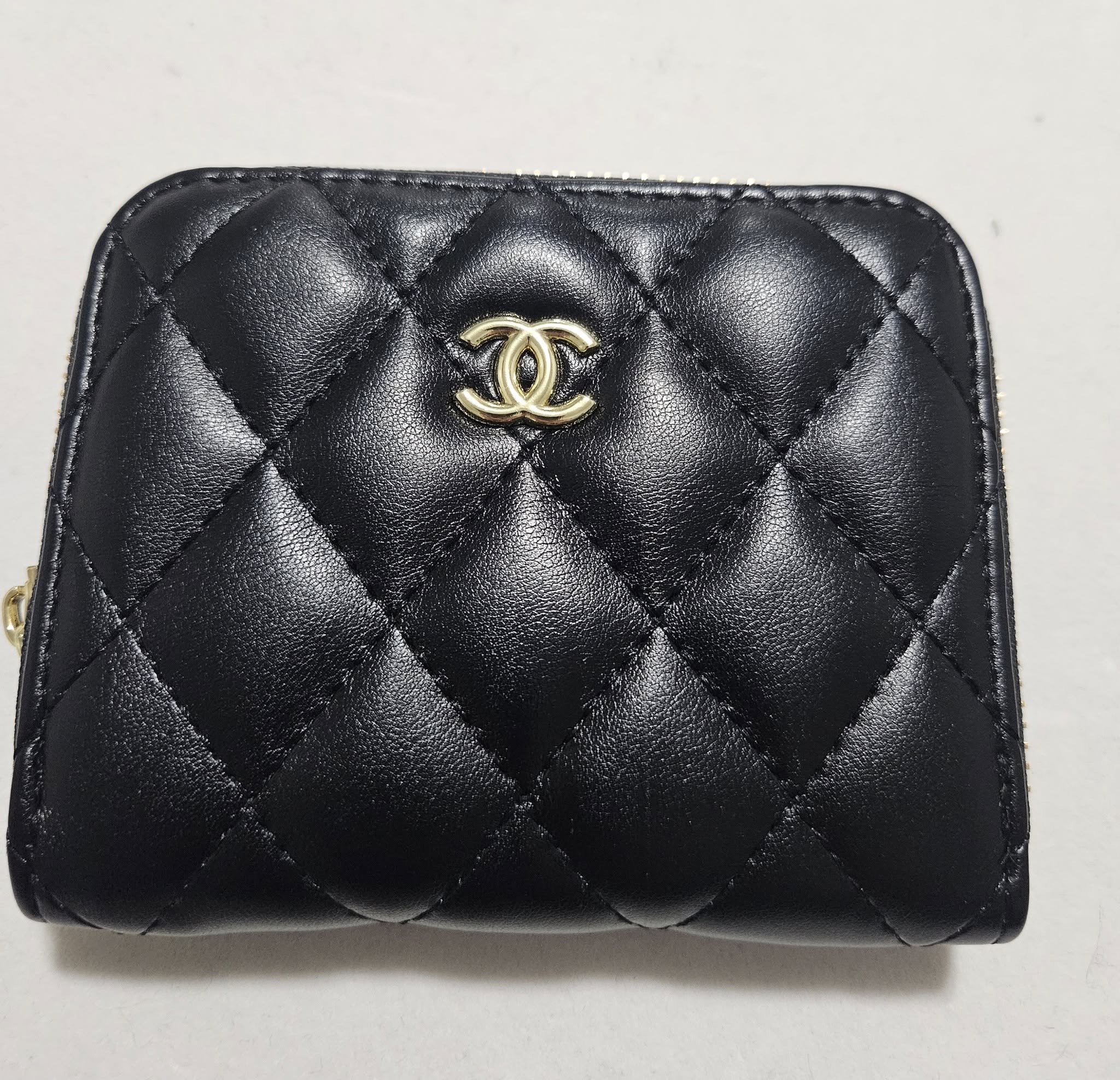 CC Quilted Leather Wallet