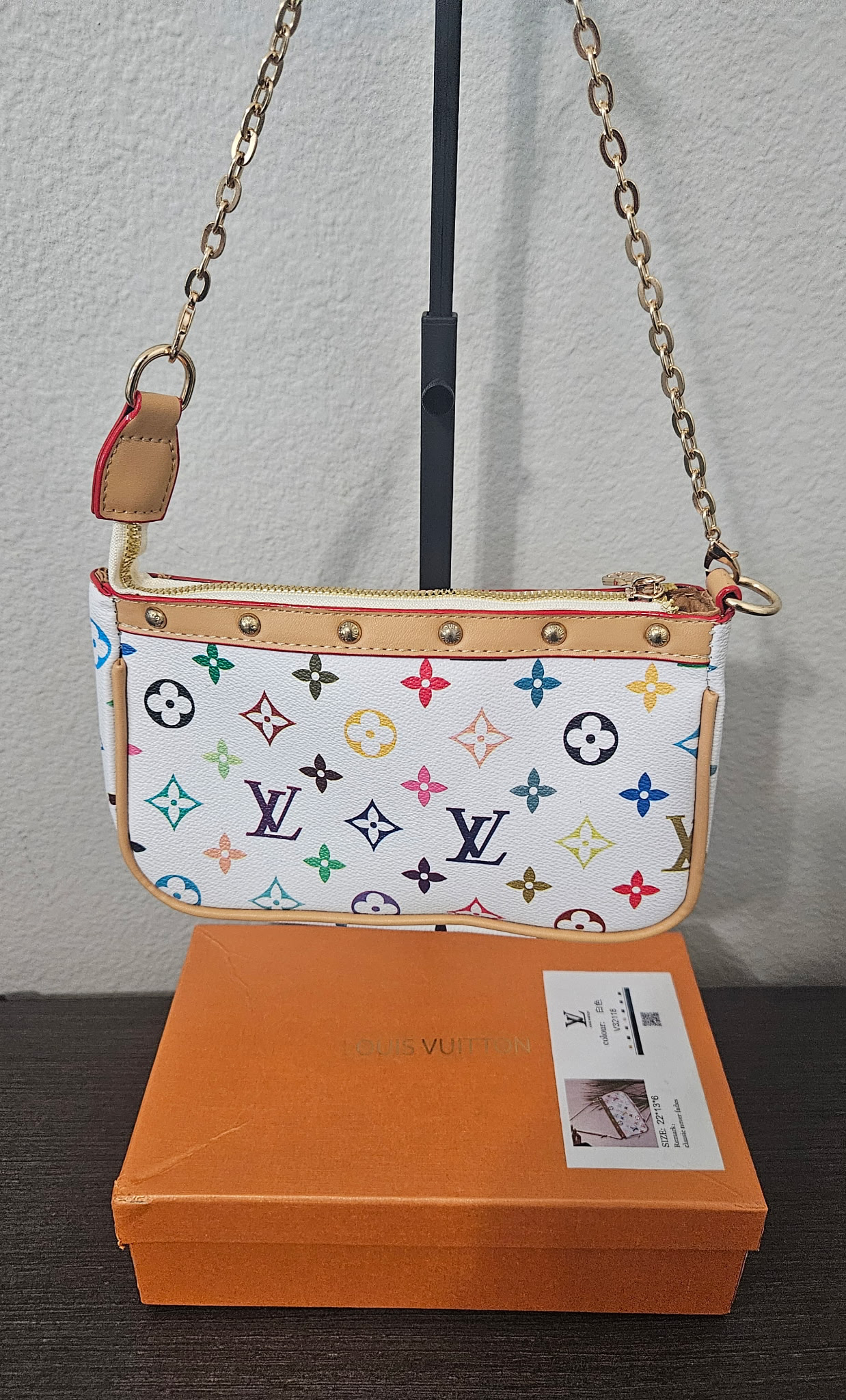 LV Multicolor Monogram Pochette