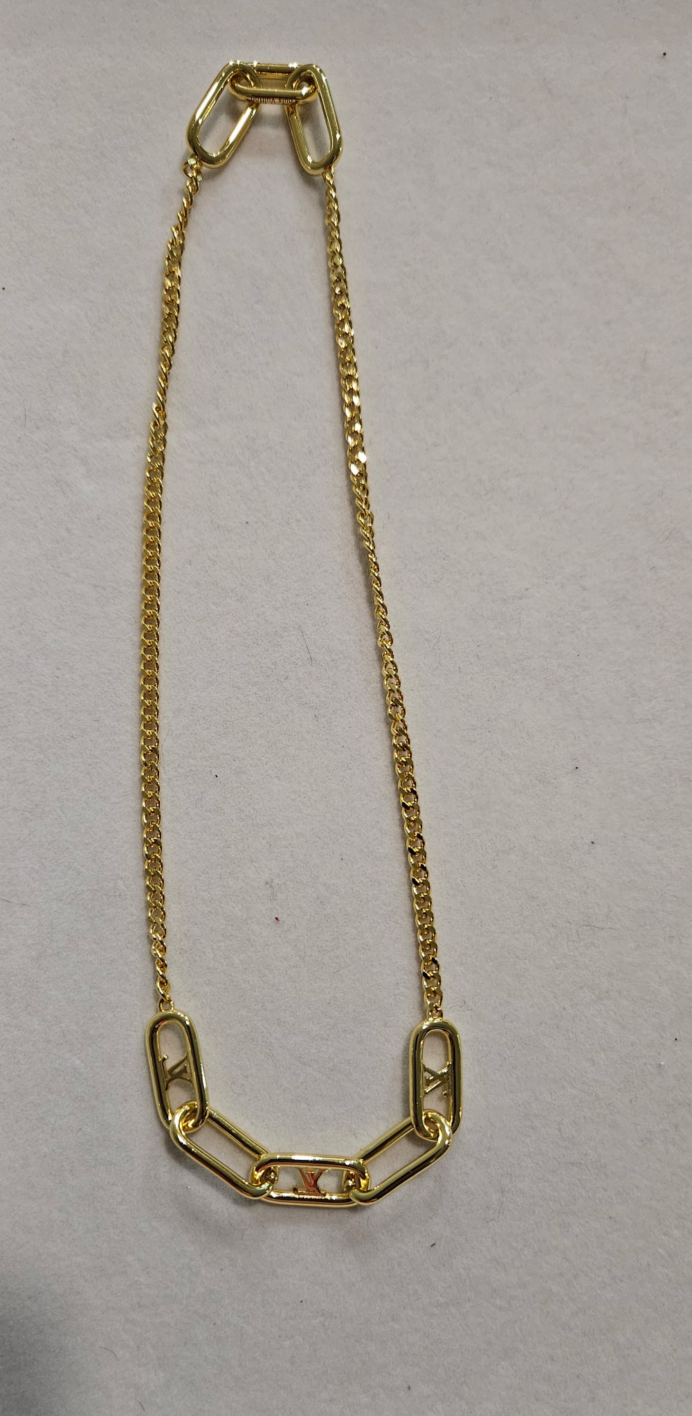 Gold Chain Link Necklace