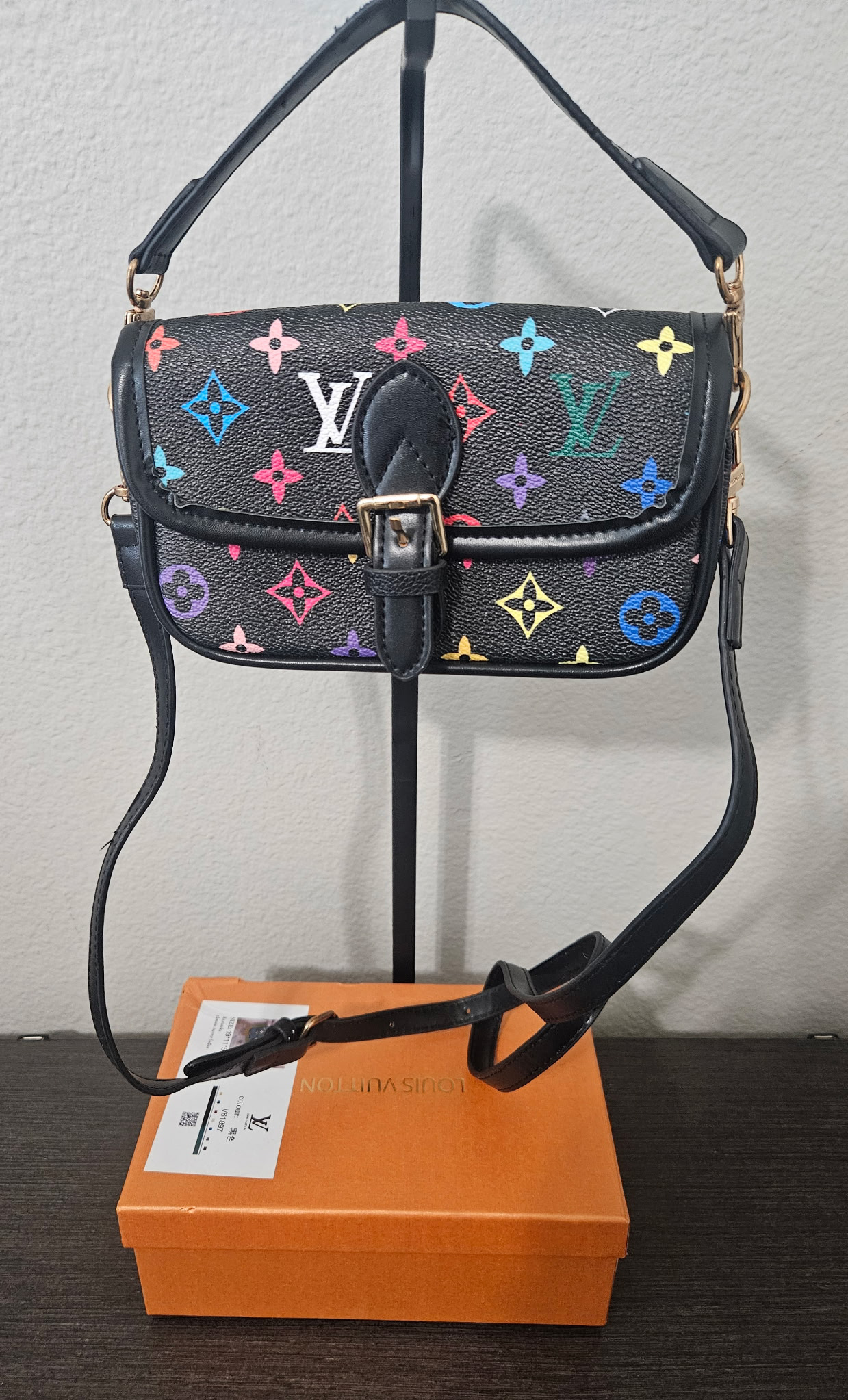 LV Multicolor Monogram Shoulder Bag