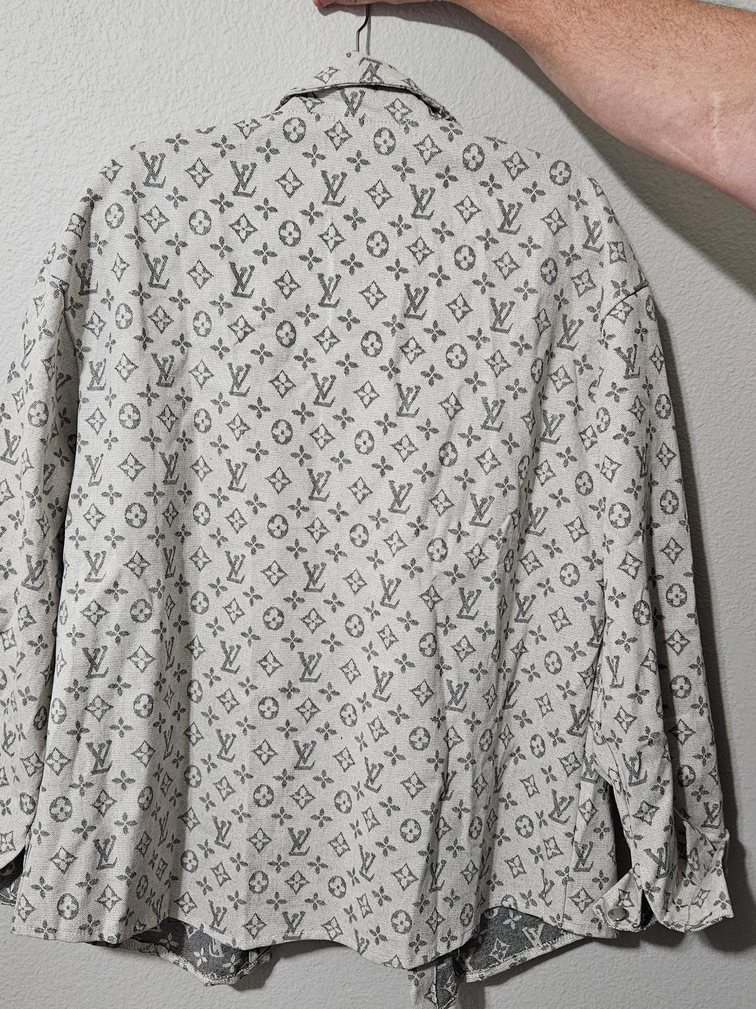 LV Monogram Button-Up Shirt