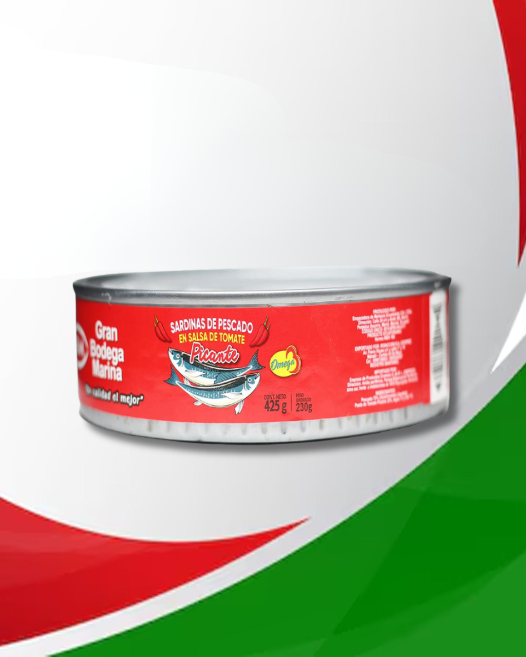 Sardinas Oval en salsa de tomate Picante 24 und x 425Gr