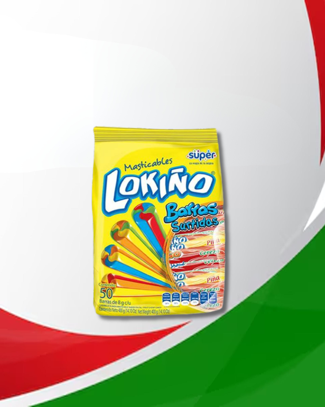 Lokino Barra Surtidos 18 Bolsas x 50 Unid