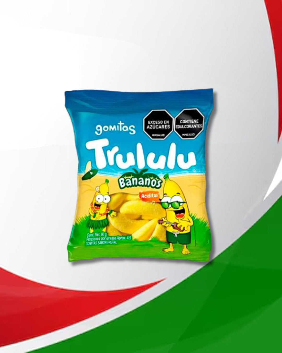 Trululu Bananos 24 Bolsas x 90Gr
