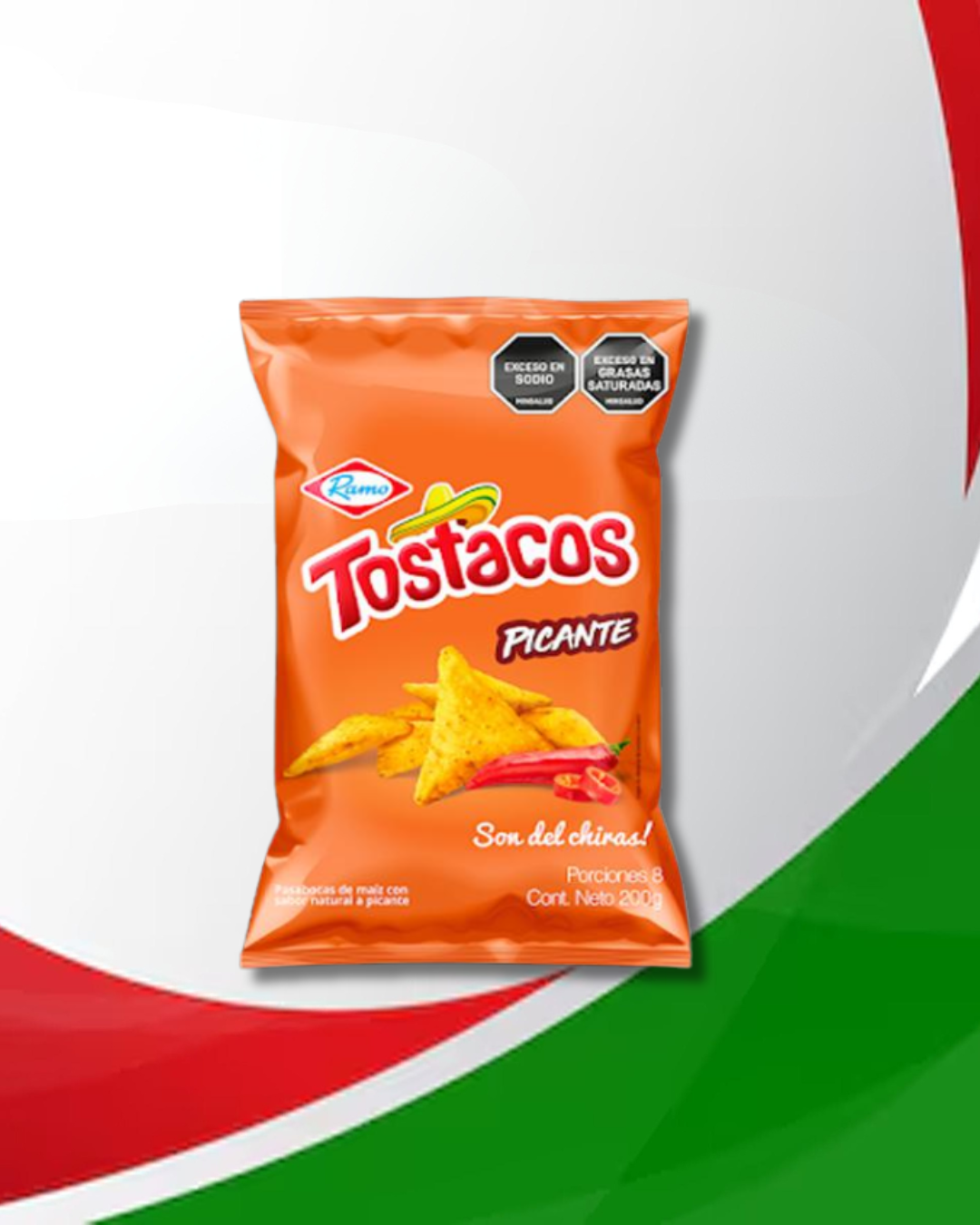 Tostacos Picante 9 Bolsas x 12 Unidades