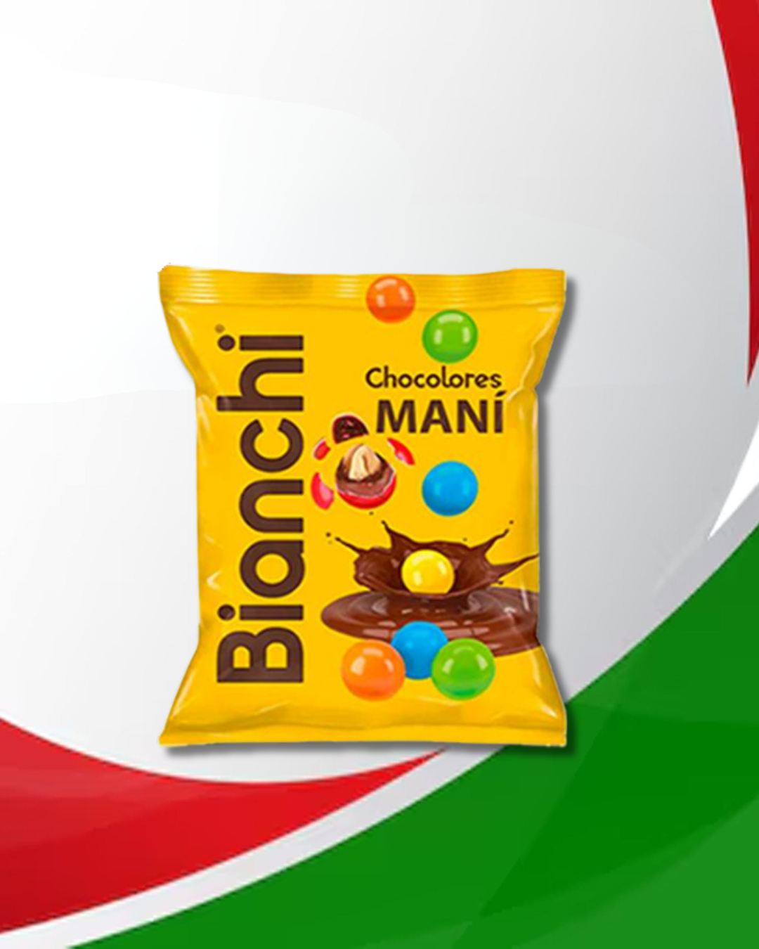 Chocolores Maní Bianchi 24 Bolsas x 55 Gr