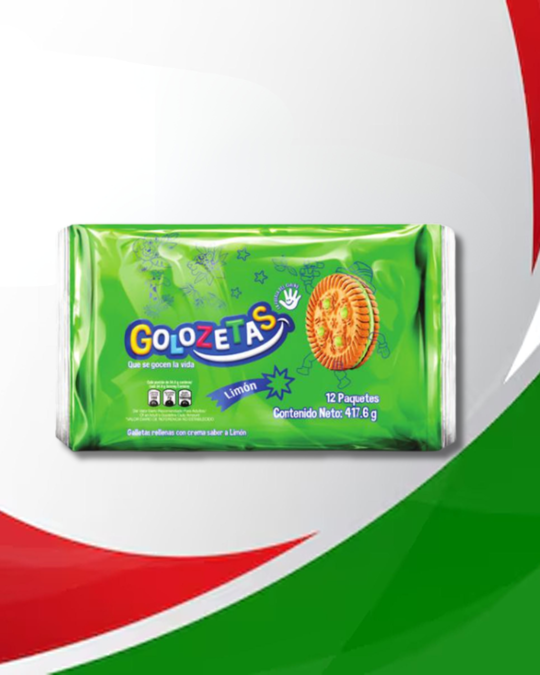 Golozetas Limón 1 Caja x 24 Paq