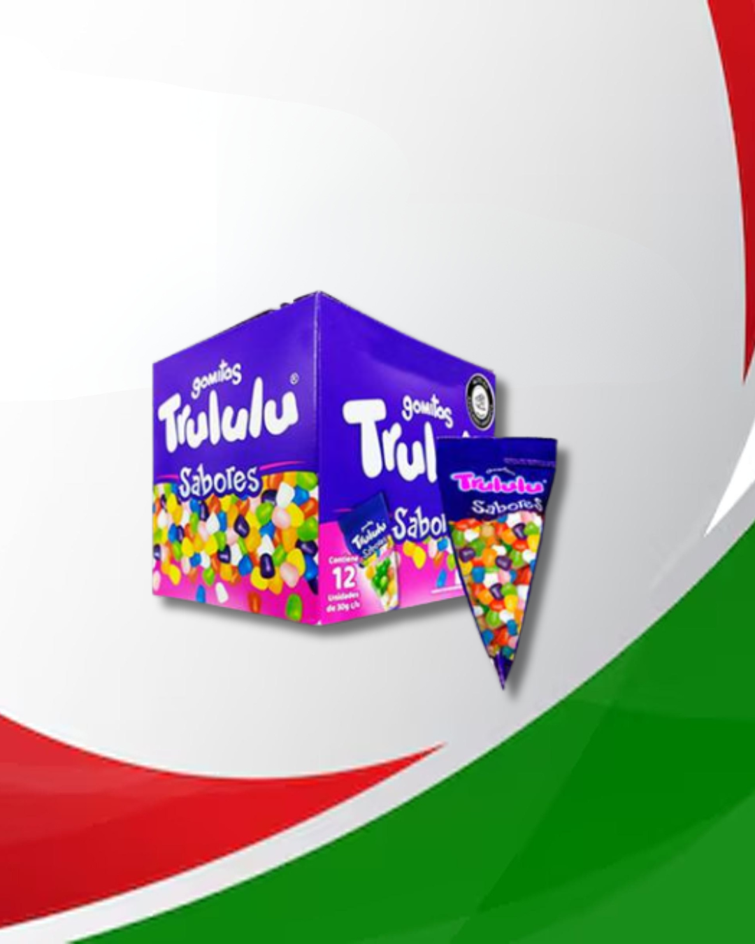 Gomitas Trululu Sabores 12 Displays x 12 Unid