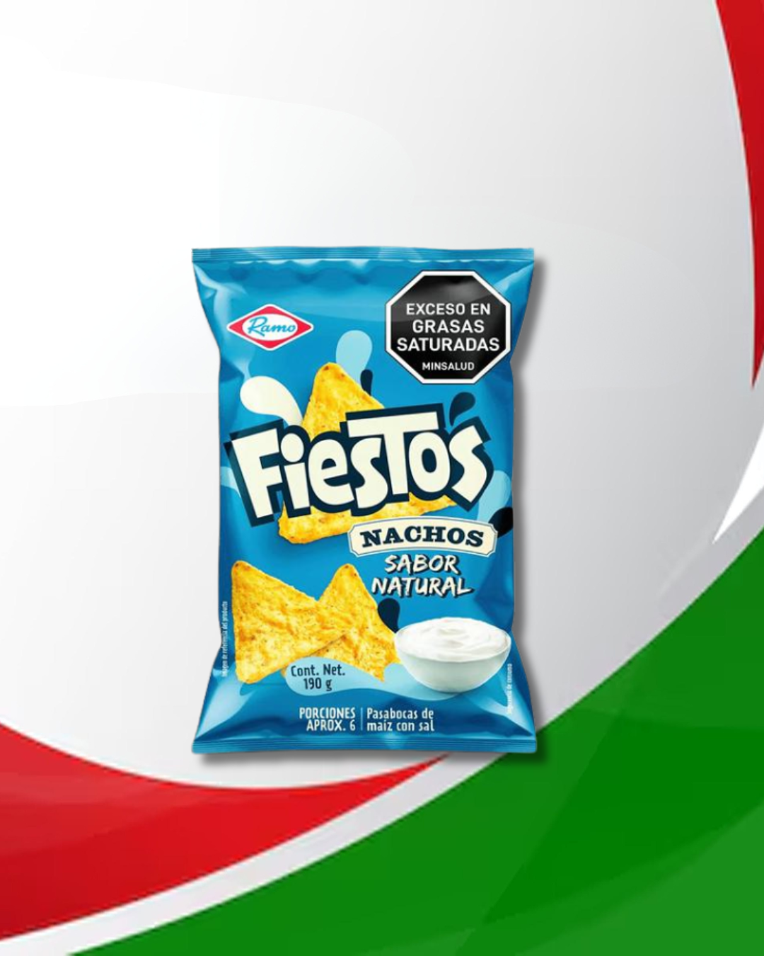 Fiestos Nachos Sabor Natural 1 Caja x 12 Unidades