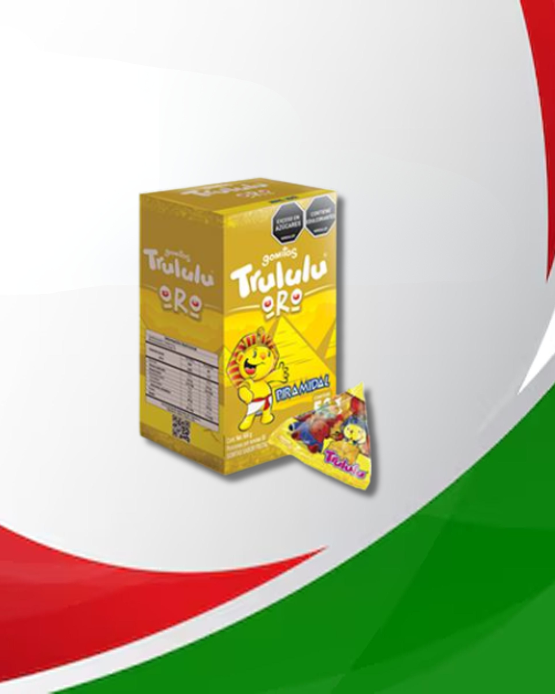 Gomitas Trululu Oro Piramidal 12 Displays x 25 Unid