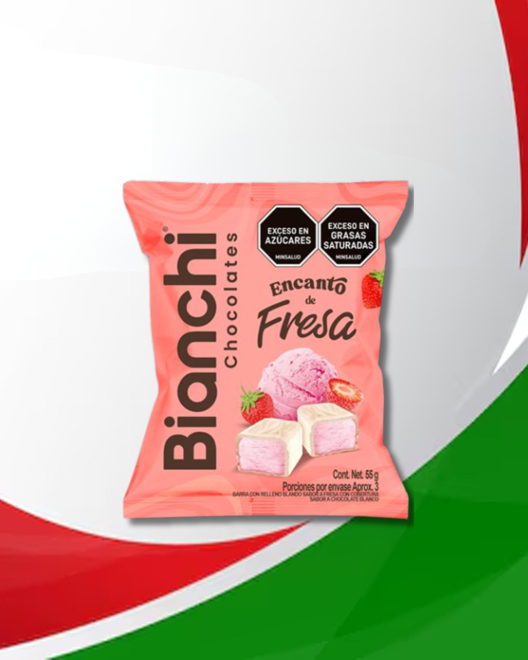 Bianchi Encanto de Fresa 24 Bolsas x 60Gr