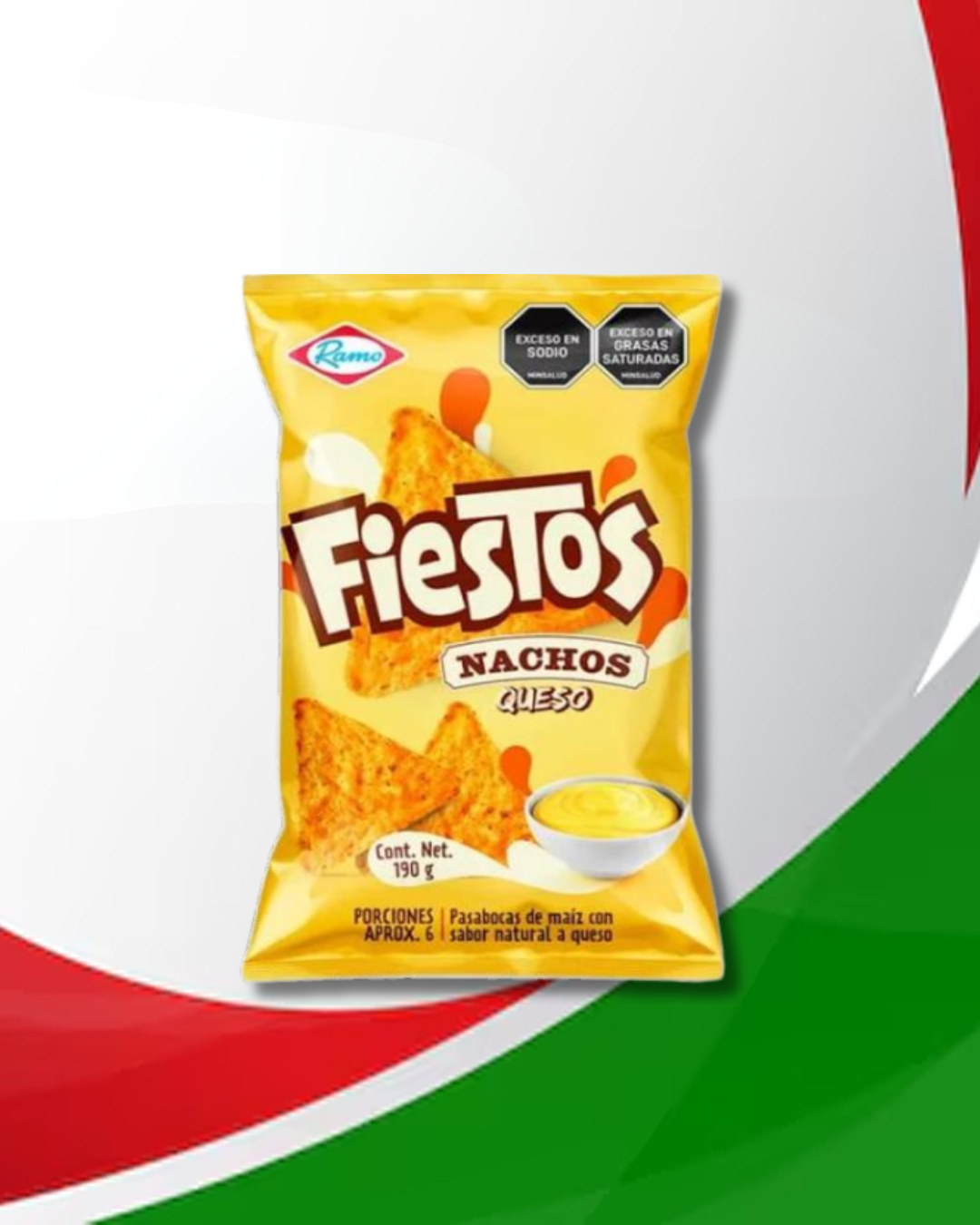 Fiestos Nachos Queso 1 Caja x 12 Unidades