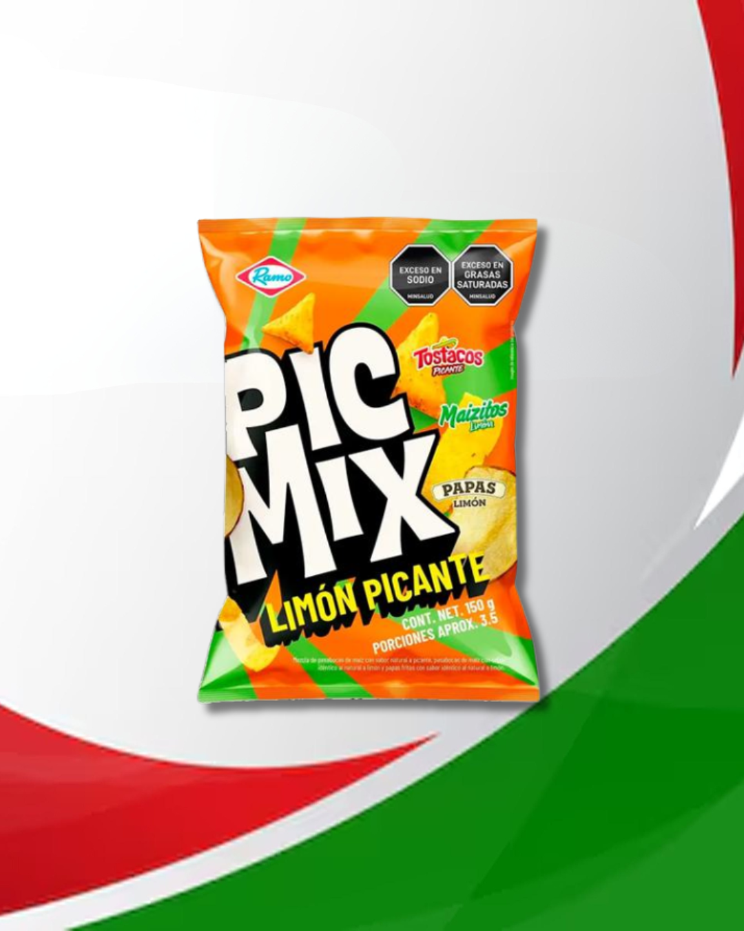 Pic Mix Limón Picante 1 Caja 42 Unidades