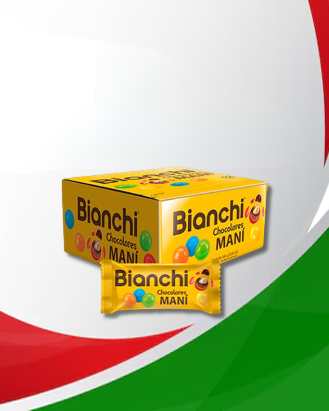 Bianchi Chocolates Maní 12 Displays x 12 Unid