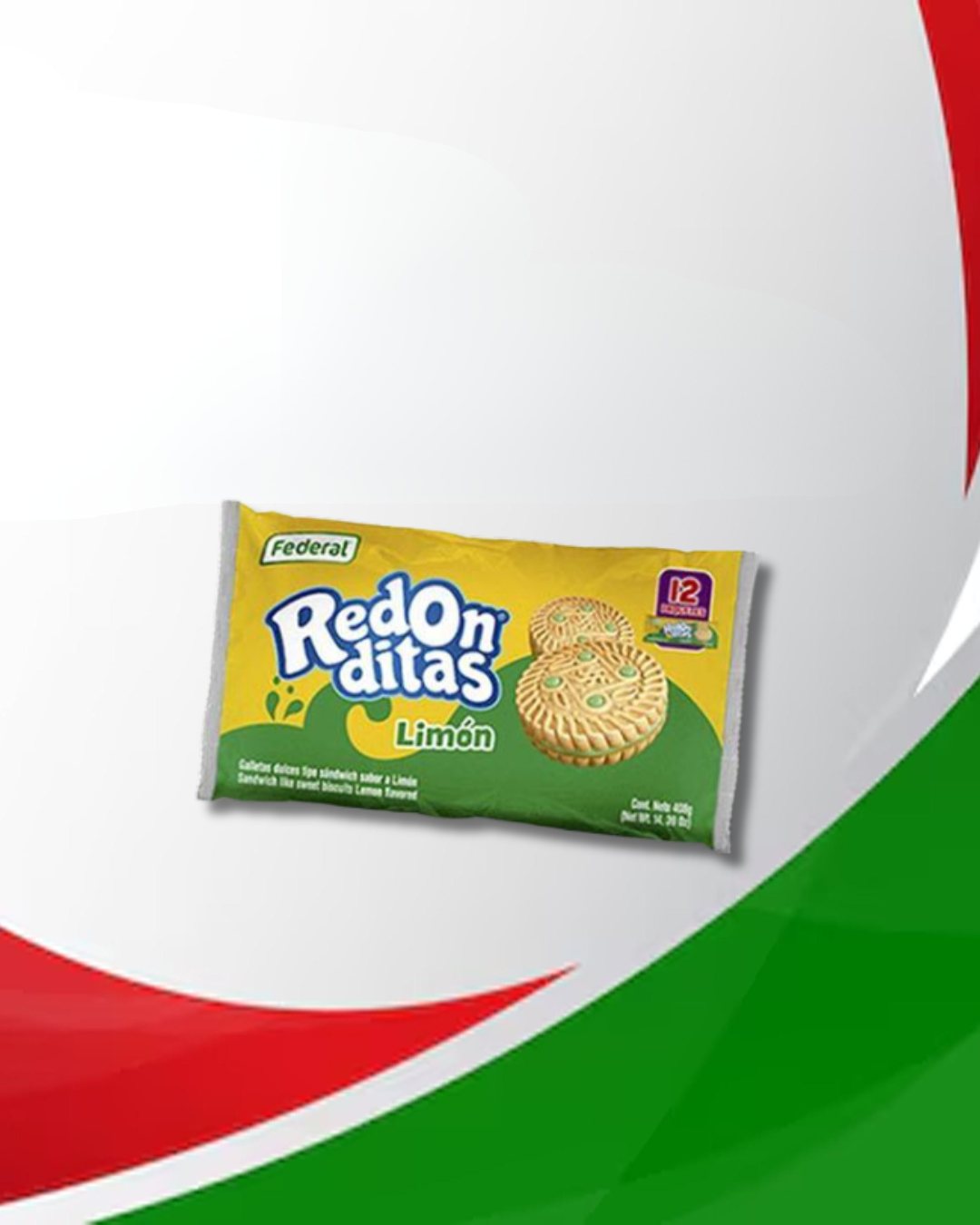 Redonditas Limón 24 Paq x 408Gr