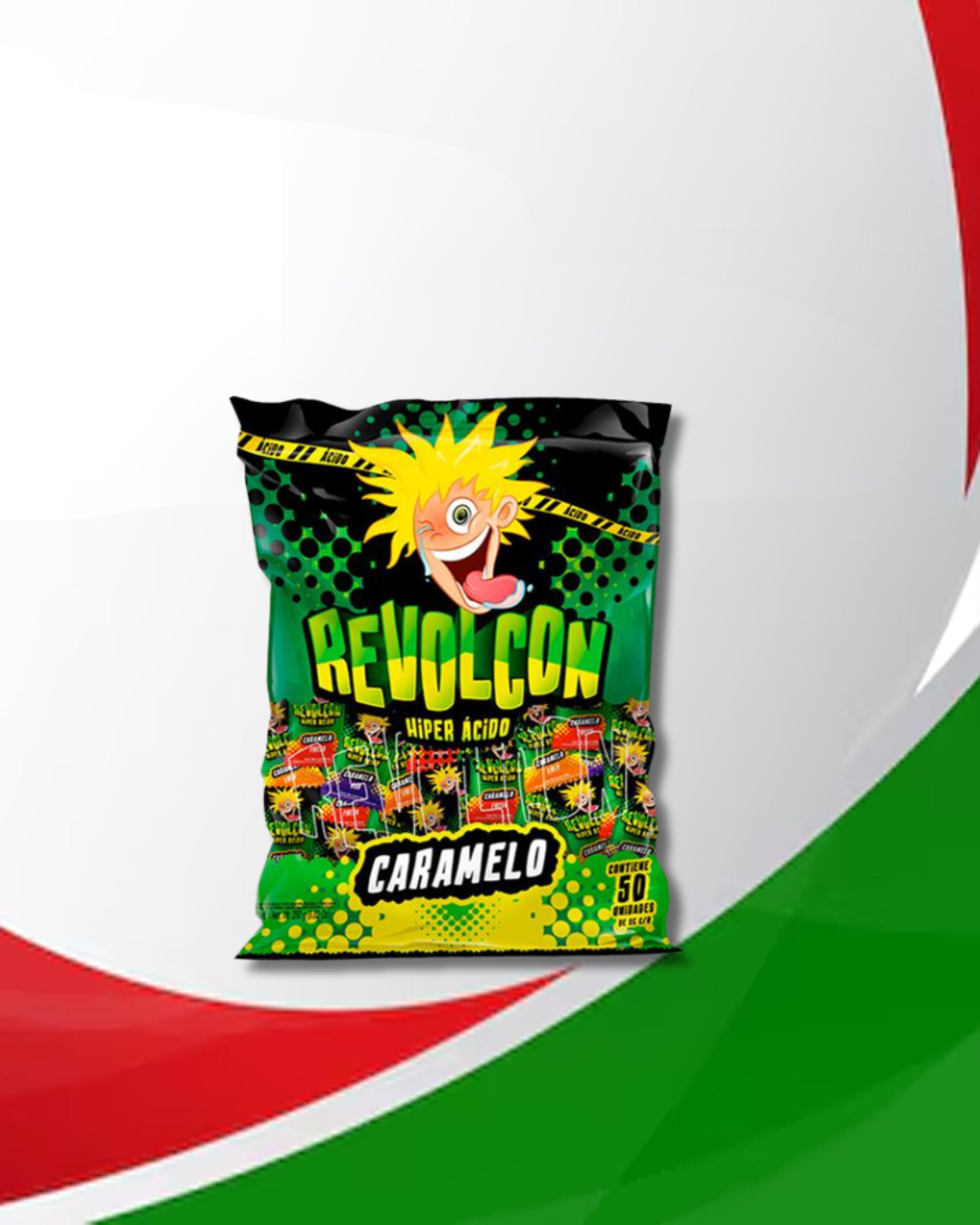 Caramelo Revolcón 12 Bolsas x 50 Unid