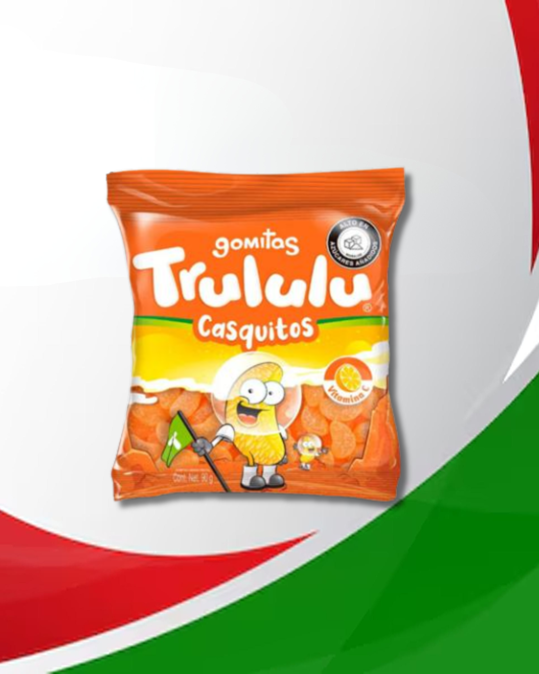 Gomitas Trululu Casquitos 24 Bolsas x 90Gr