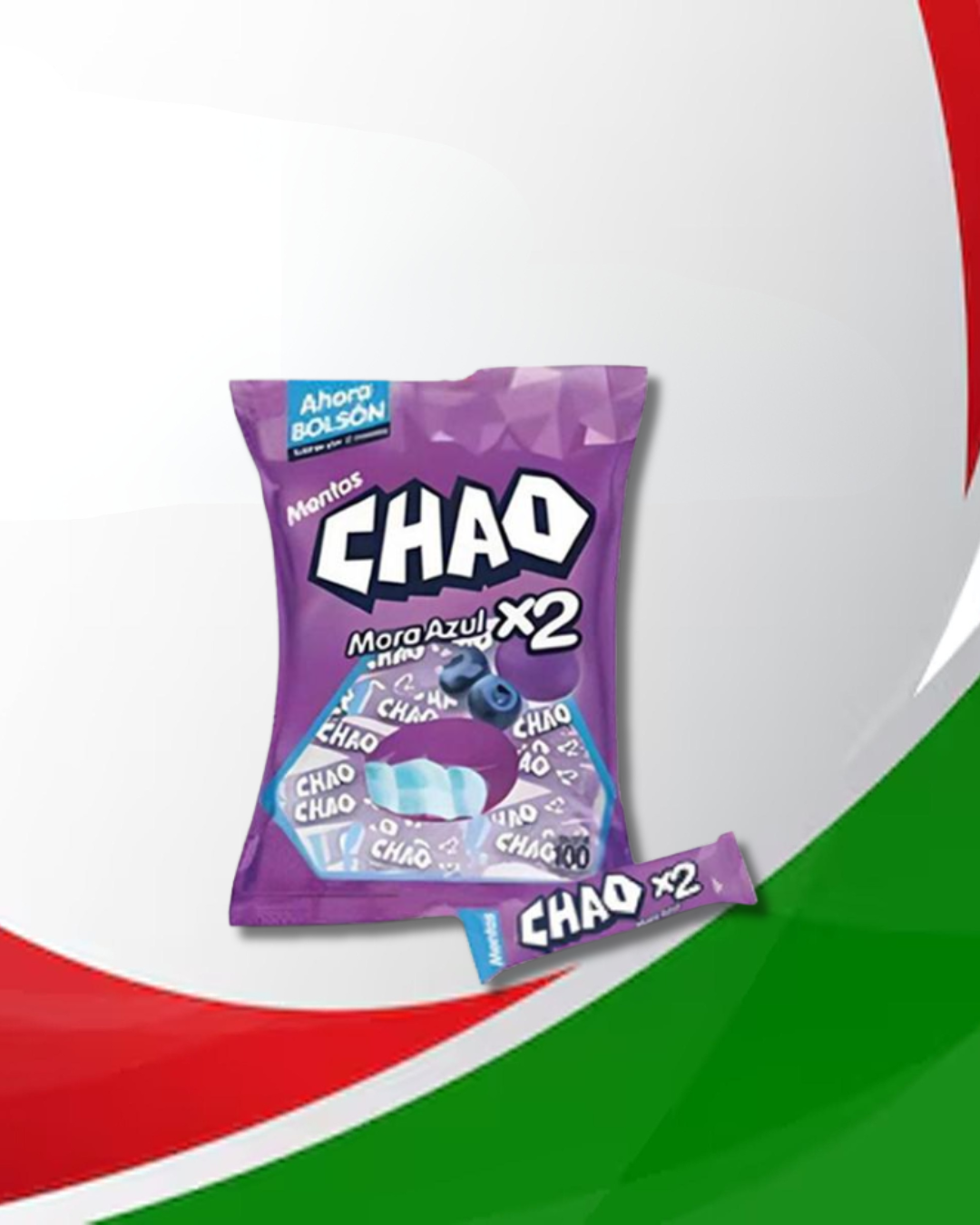 Mentas Chao Mora Azul 18 Bolsas x 100 Unid