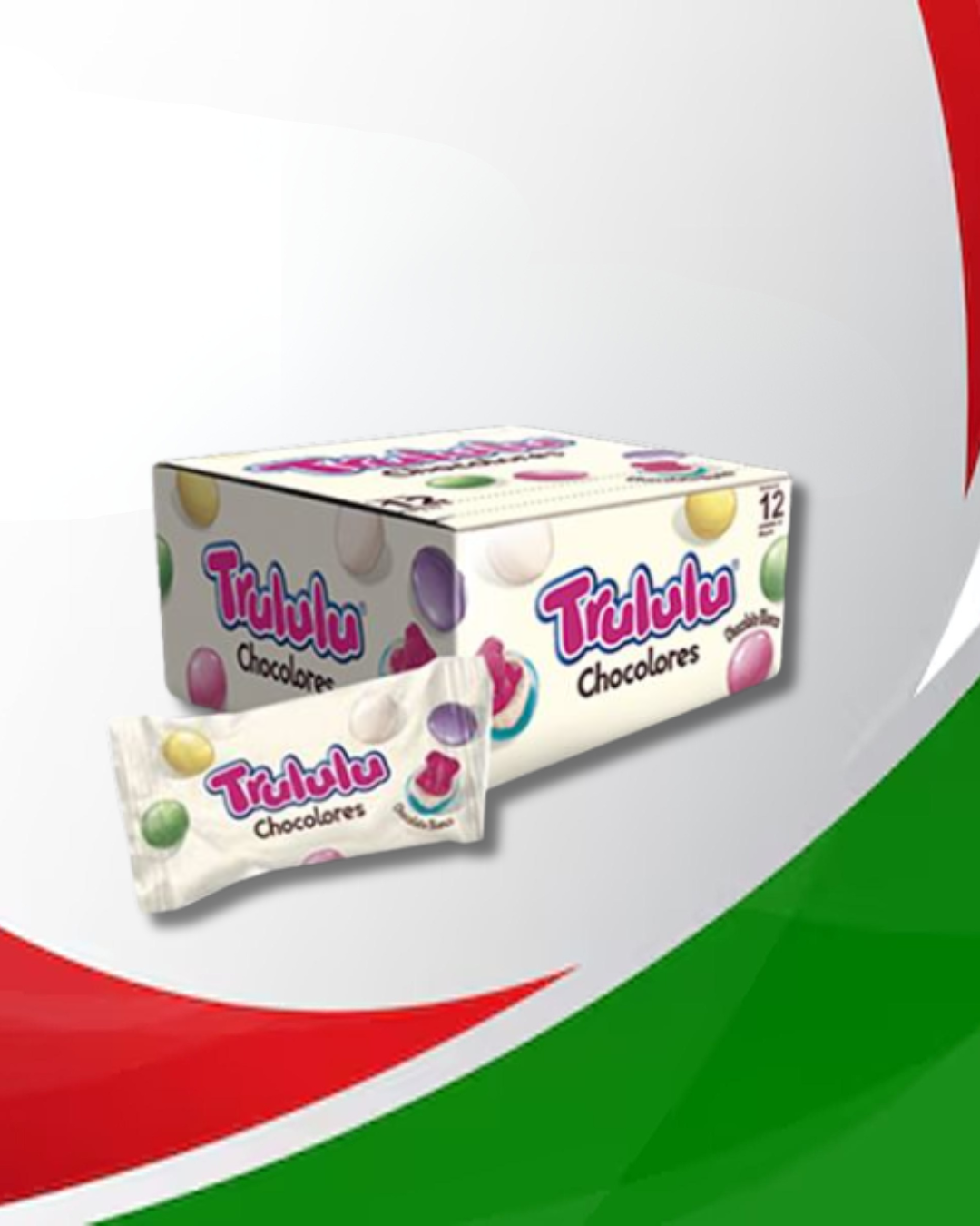 Trululu Chocolores Blanco 12 Displays x 12 Unid