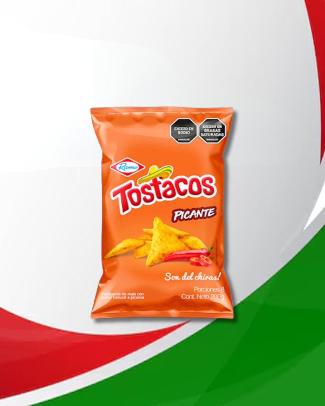 Tostacos Picante 1 Caja x 12 Unidades