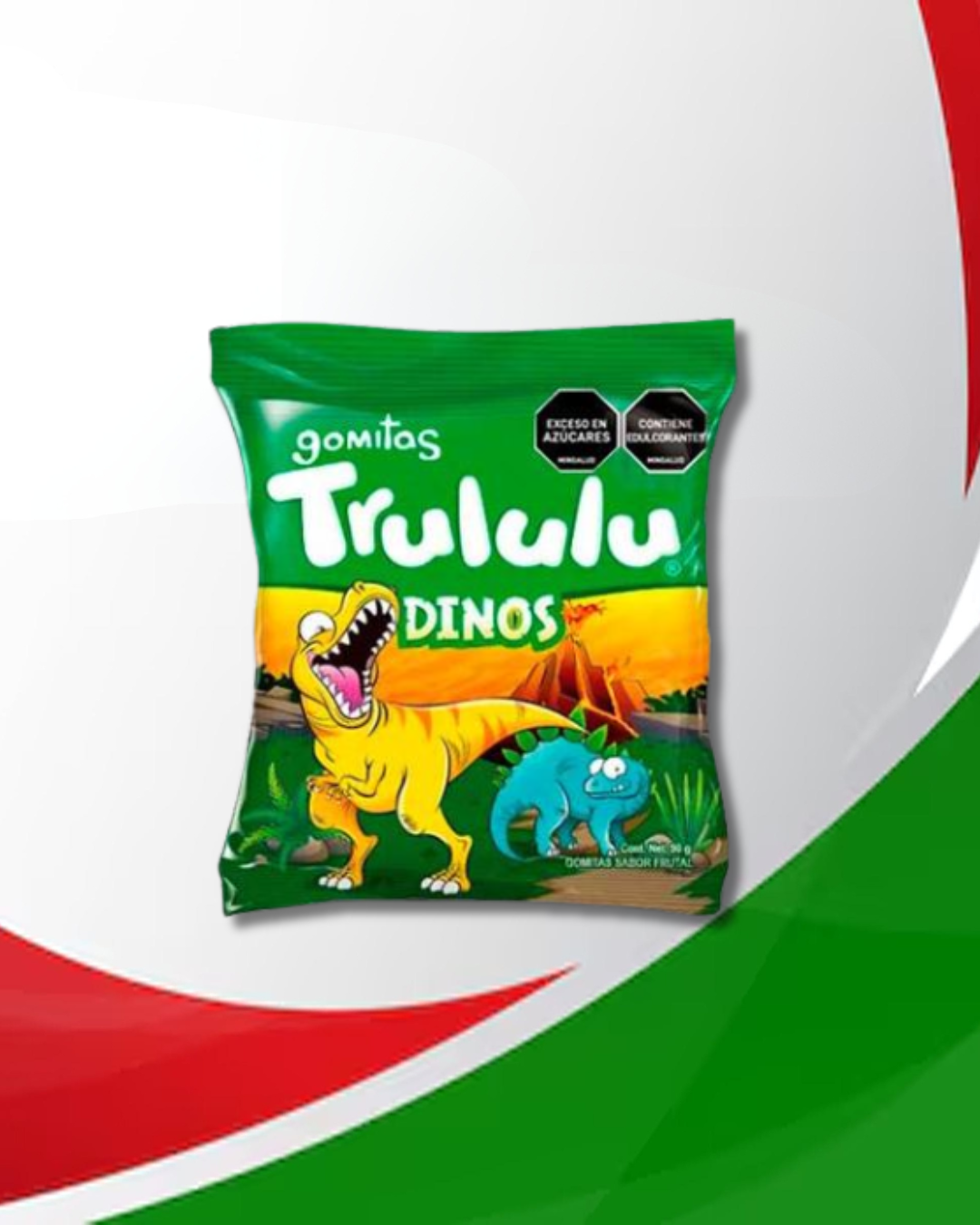 Gomitas Trululu Dinos 24 Bolsas x 90Gr