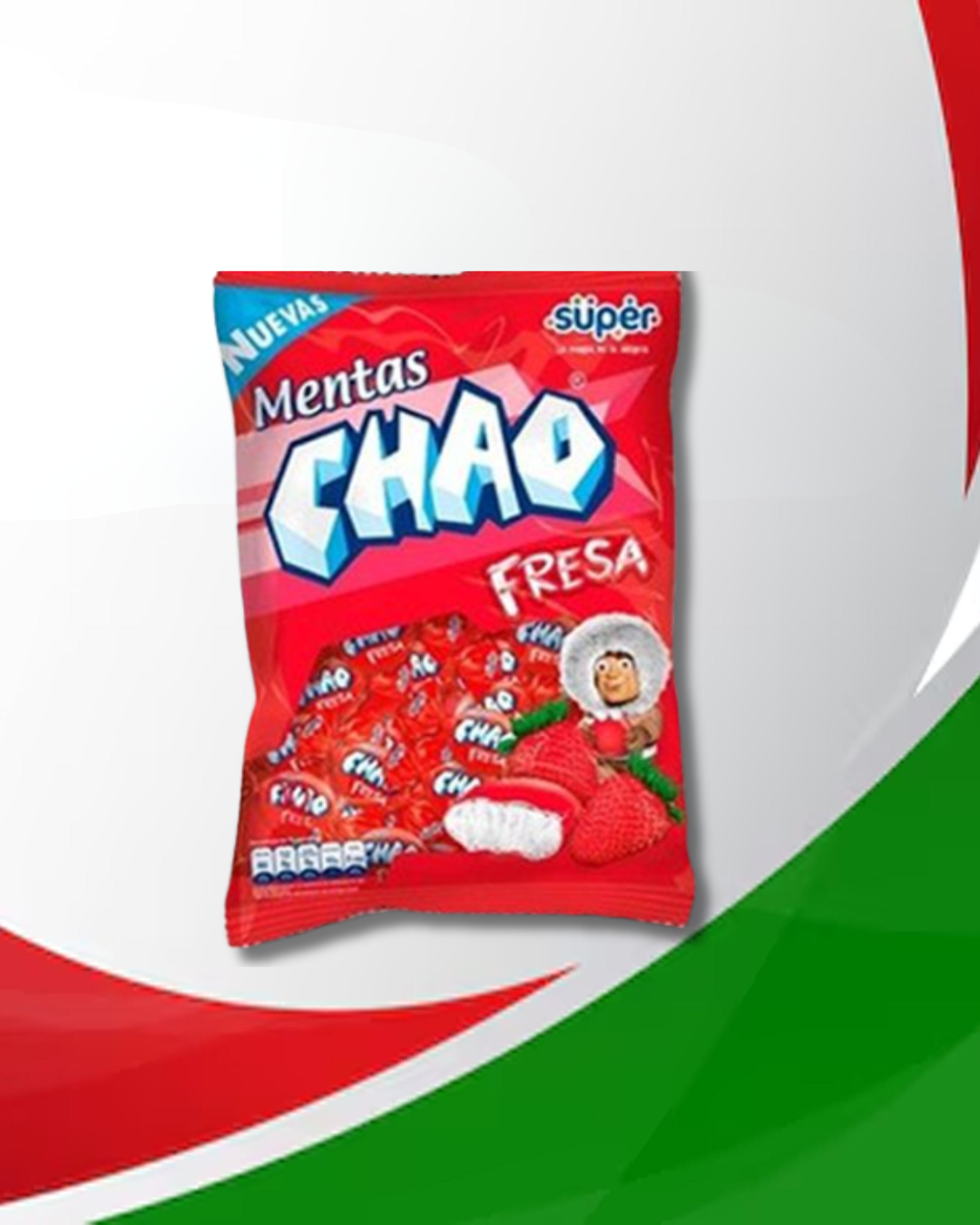 Mentas Chao Fresa 24 Bolsas x 100 Unid