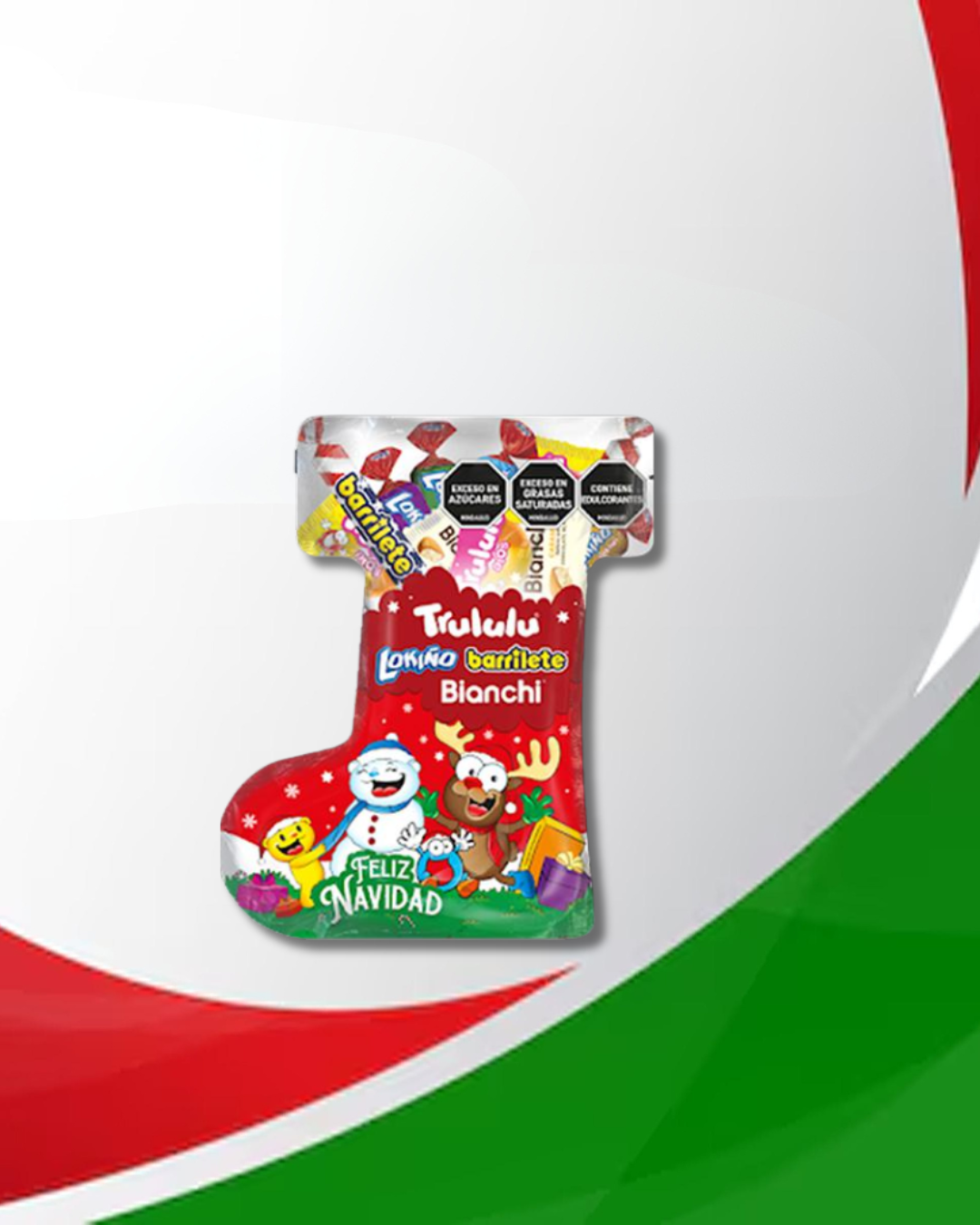 Bota Navideña Trululu Piñata 18 Unid x 280Gr