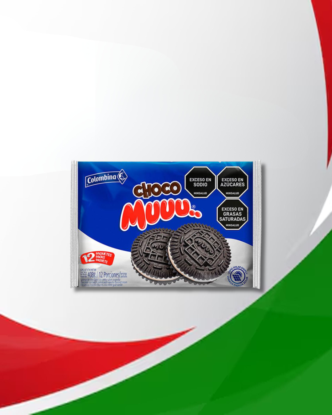Choco Muuu 34Gr 24 Bolsas x 12 Unid