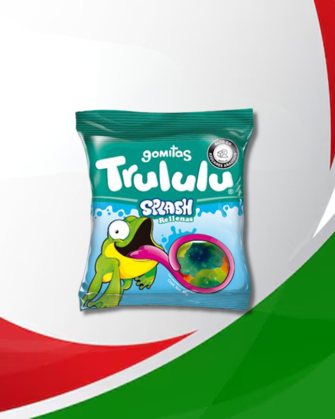 Gomitas Trululu Splash Rellenas 24 Bolsas x 90Gr