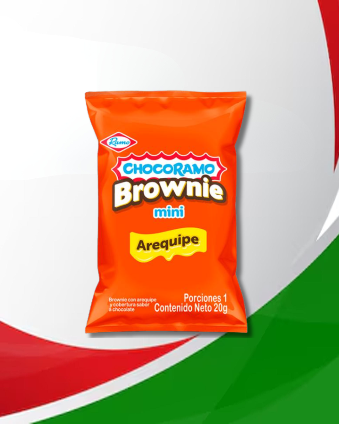 Chocoramo Brownie Mini 20gr 1 Caja 80 Unidades