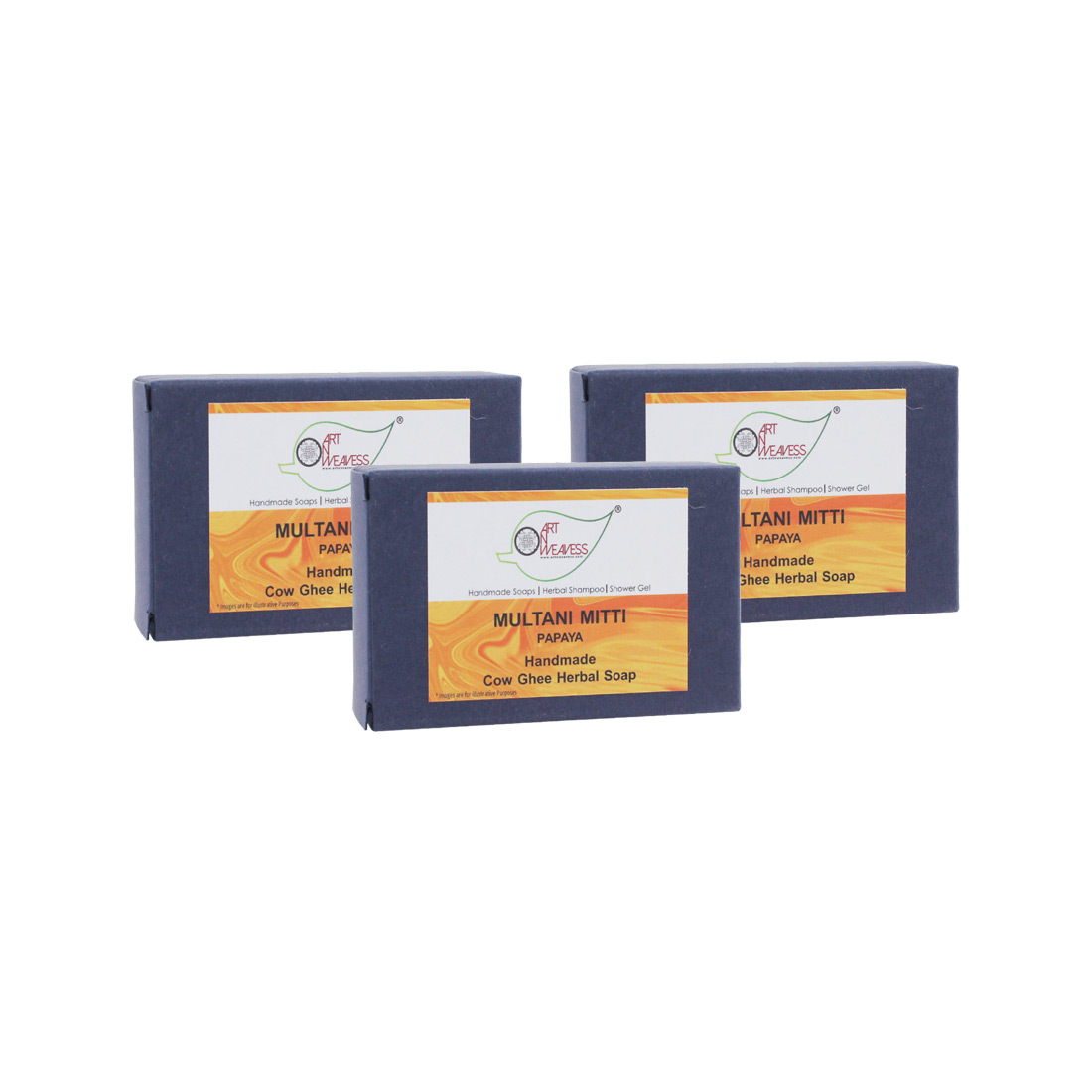 Multani Mitti Papaya Cow Ghee Herbal Soap