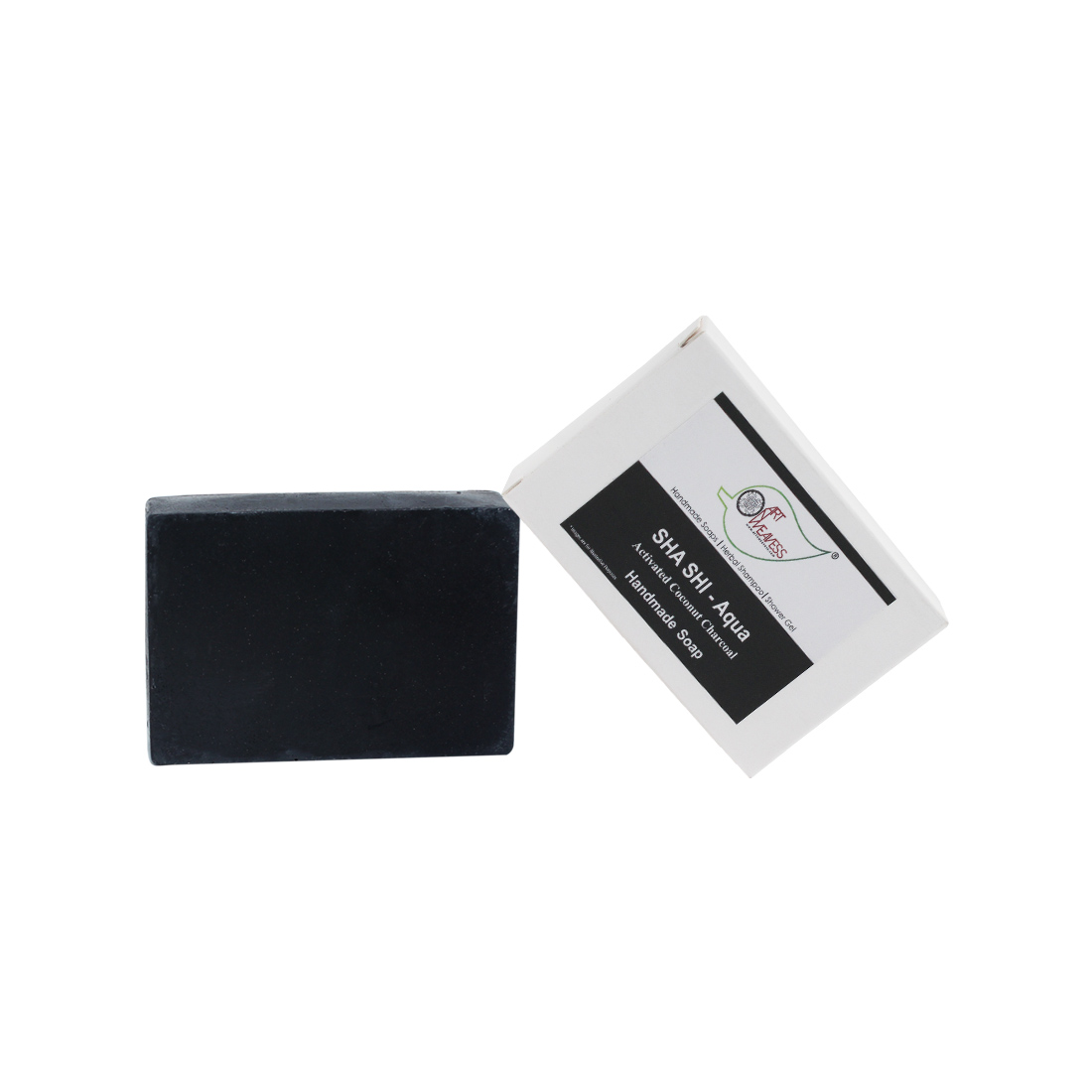 SHA SHI Activated Coconut Charcoal AQUA Glycerin NT Handmade Soap