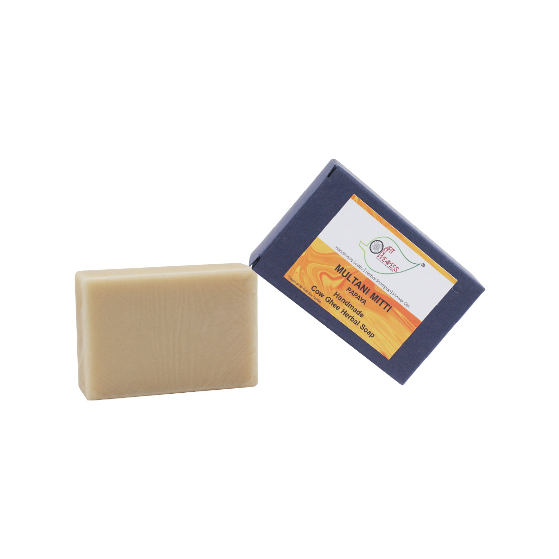 Multani Mitti Papaya Cow Ghee Herbal Soap