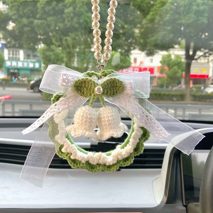 Handmade Crochet Car Hanging Ornament