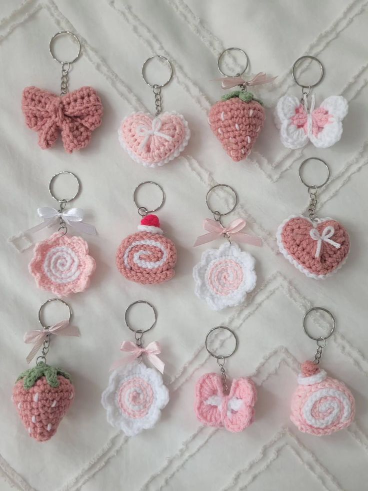 Handmade Crochet Keychains Collection