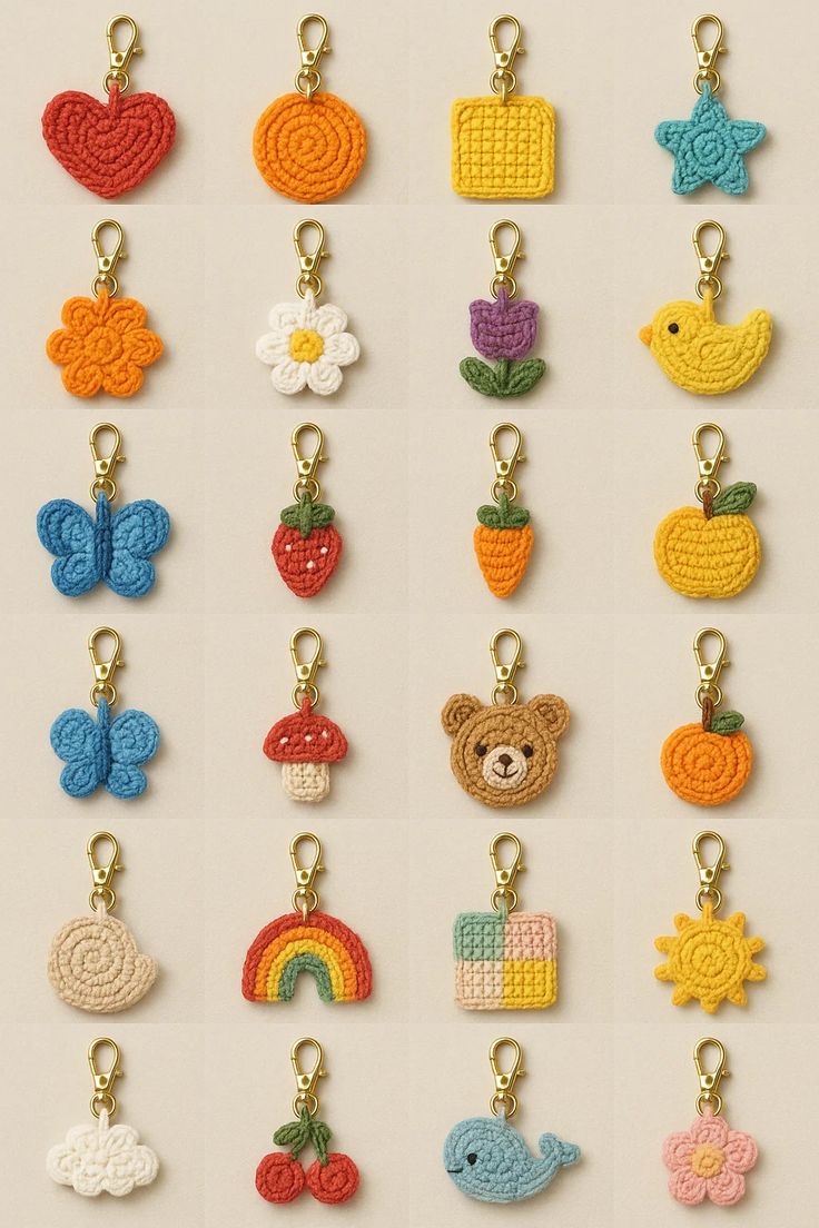 Handmade Crochet Keychain