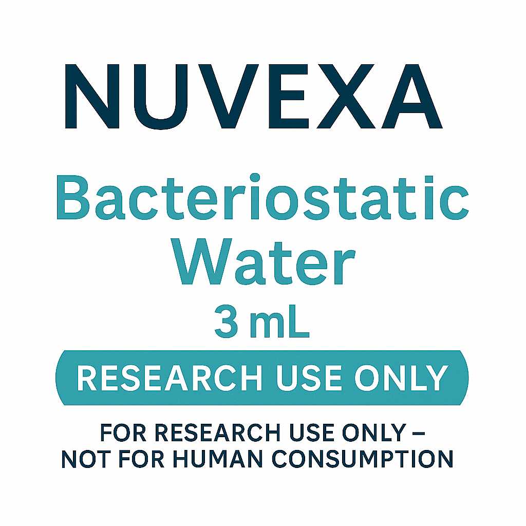 Bacteriostatic Water - 3ml Vial (for research purposes only)