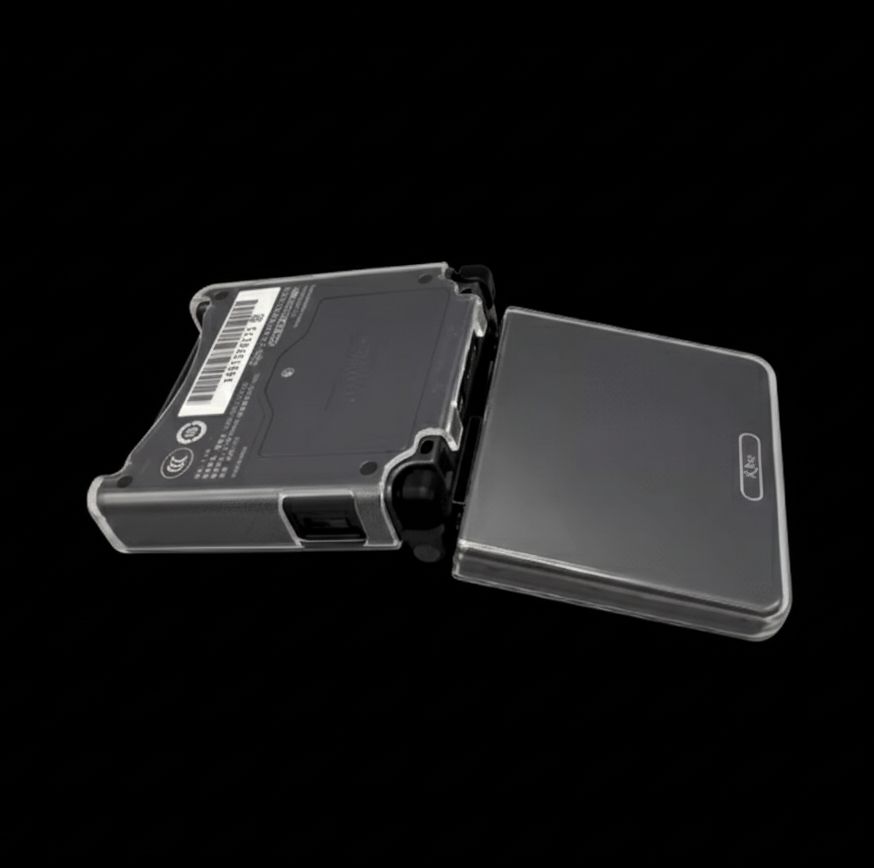 Soft TPU Protective Case for GBA SP | Transparent Crystal Shell Cover | Flexible Silicone-Style Protection Sleeve