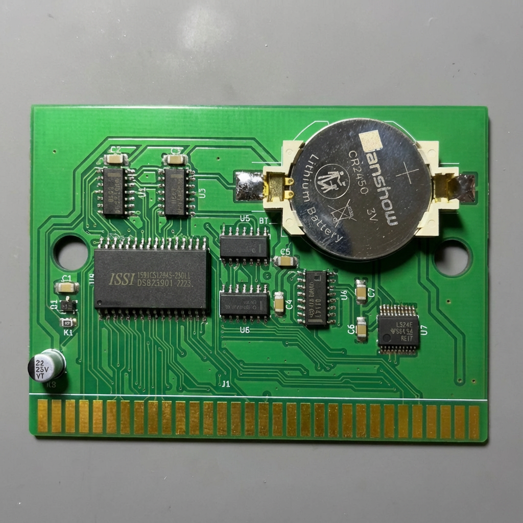 Retro 16-Bit Console CD Backup RAM Cartridge | External Save Memory Expansion for Classic CD Gaming Systems