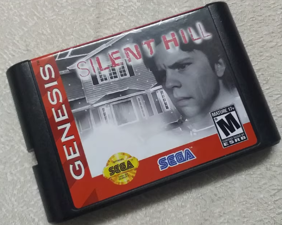 16-Bit Survival Horror Retro Game Cartridge – Compatible with Sega Genesis / Mega Drive Console