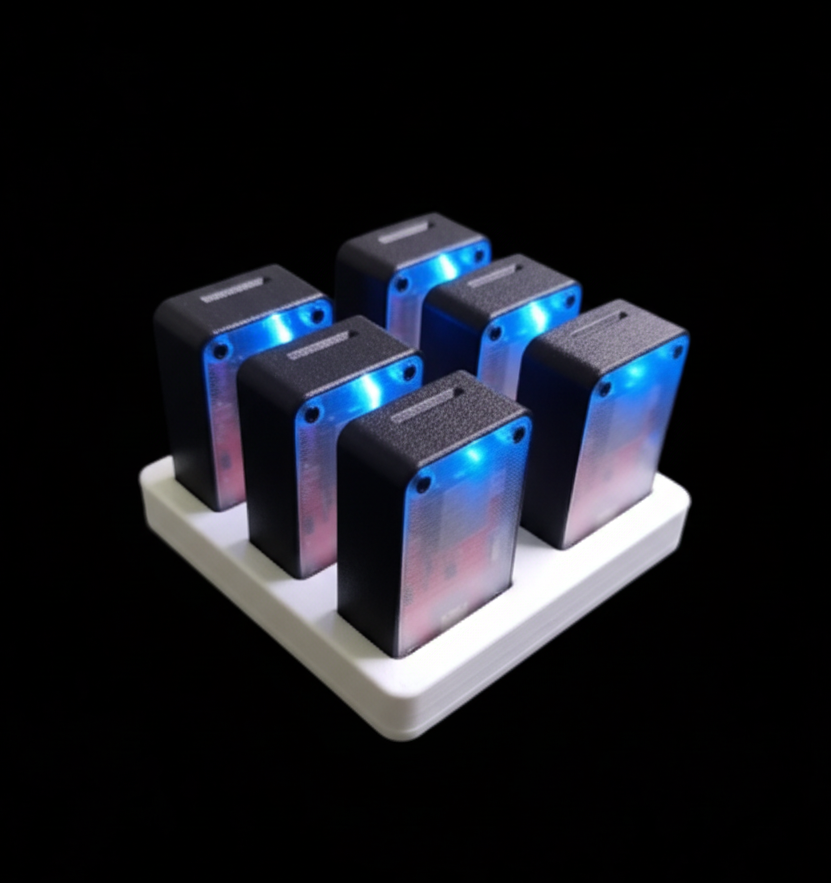 Open-Source Full Body Tracking Kit Compatible with SlimeVR | 6-Point / 8-Point Tracker Set | LSM6DSR Sensors | Long Battery Life | Optional Red or Black Shell