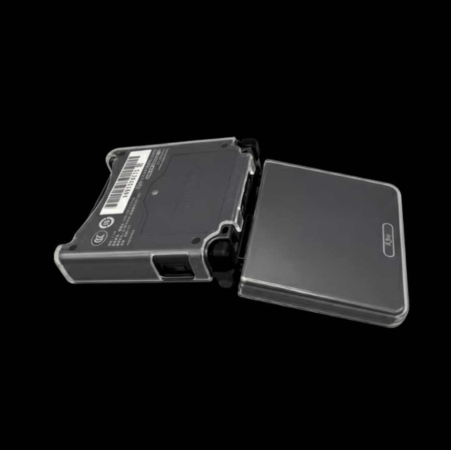 Soft TPU Protective Case for GBA SP | Transparent Crystal Shell Cover | Flexible Silicone-Style Protection Sleeve