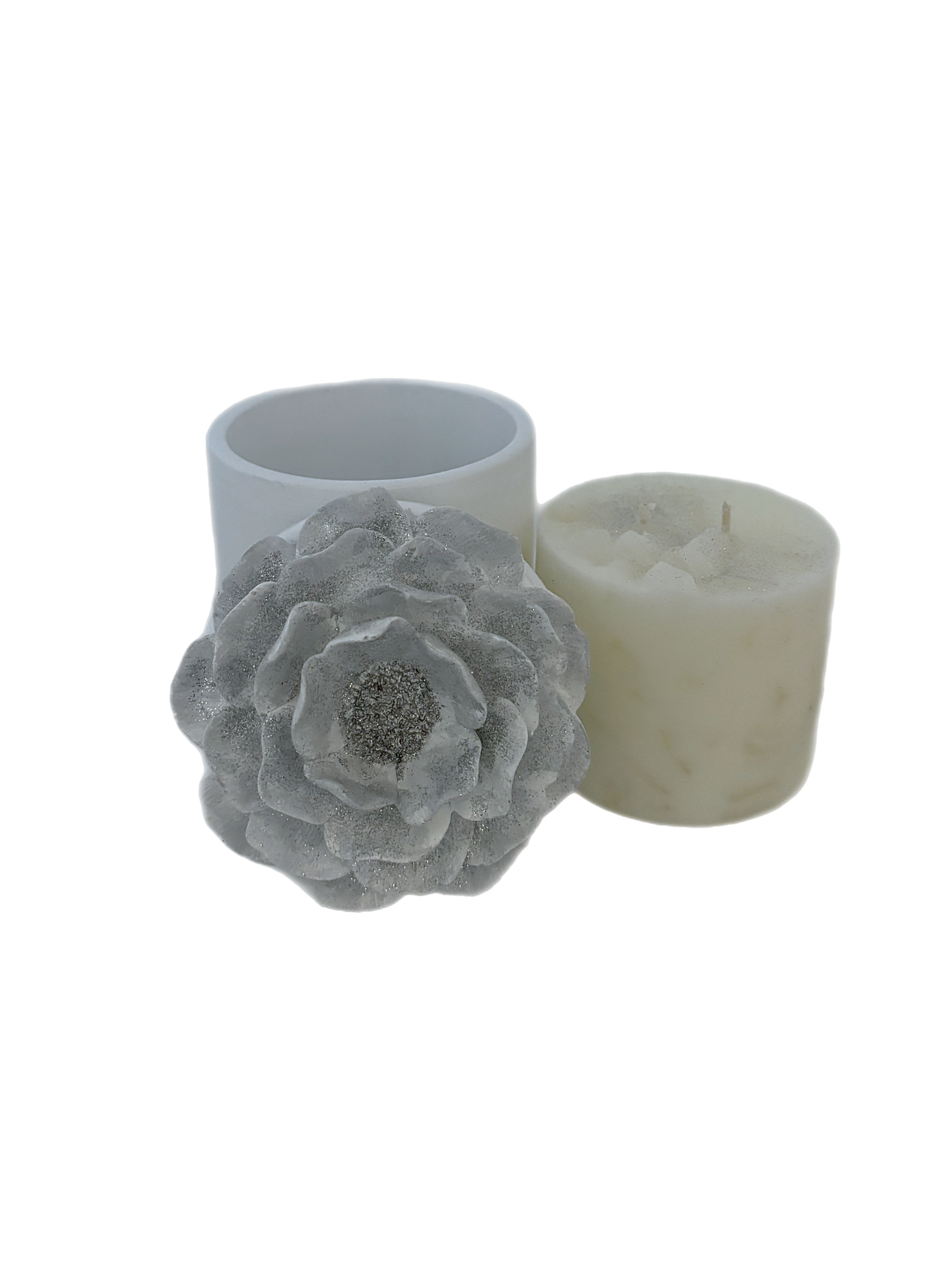 Rose White and Silver