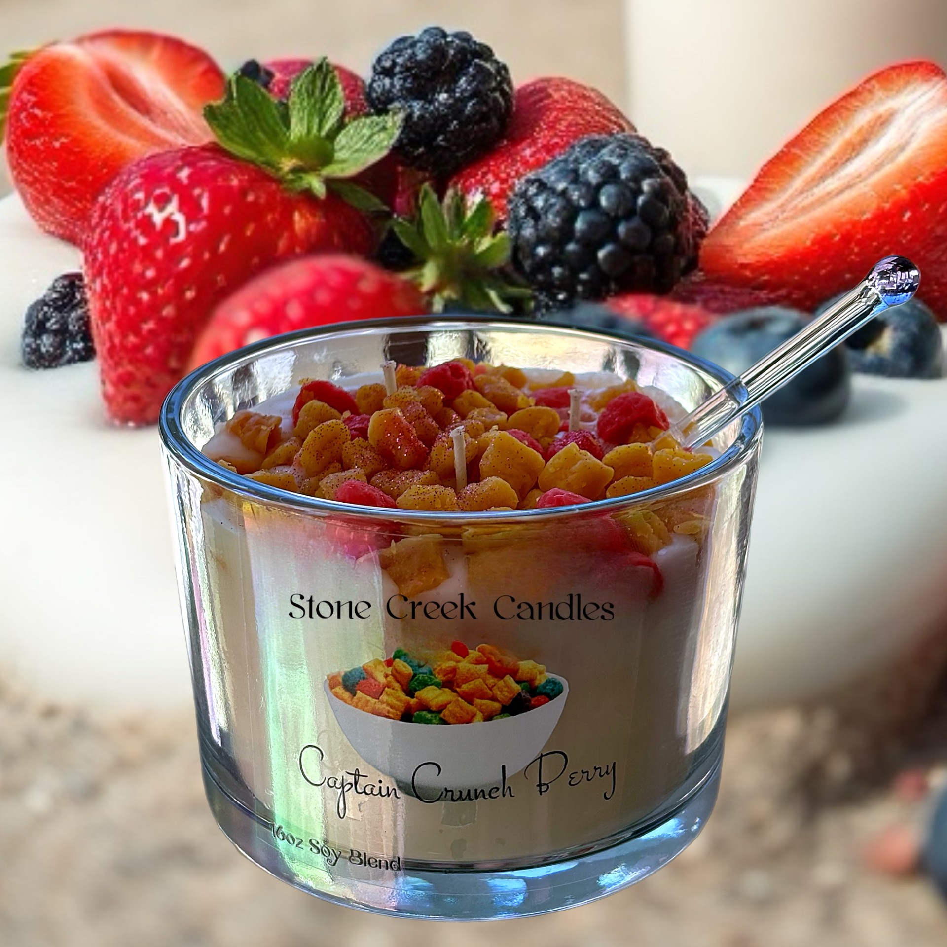 16oz Captain Crunch Berry Candle