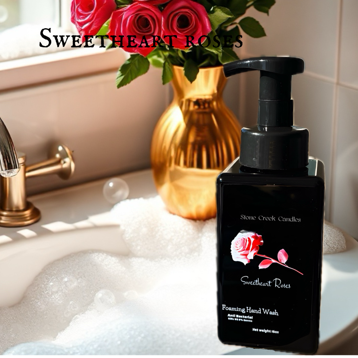 16oz Sweetheart Roses Foaming Hand Wash