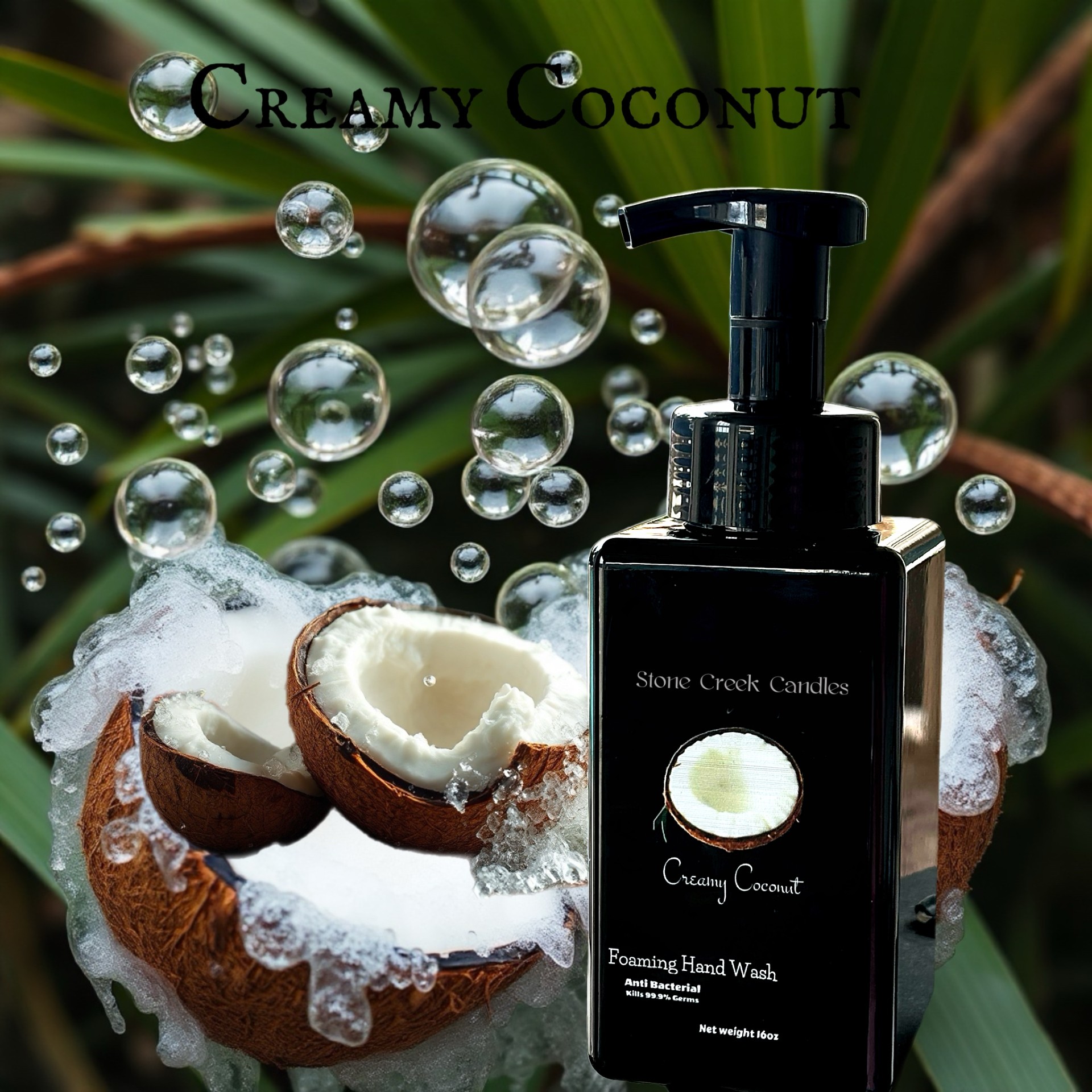 16oz Creamy Coconut Foaming Hand Wash