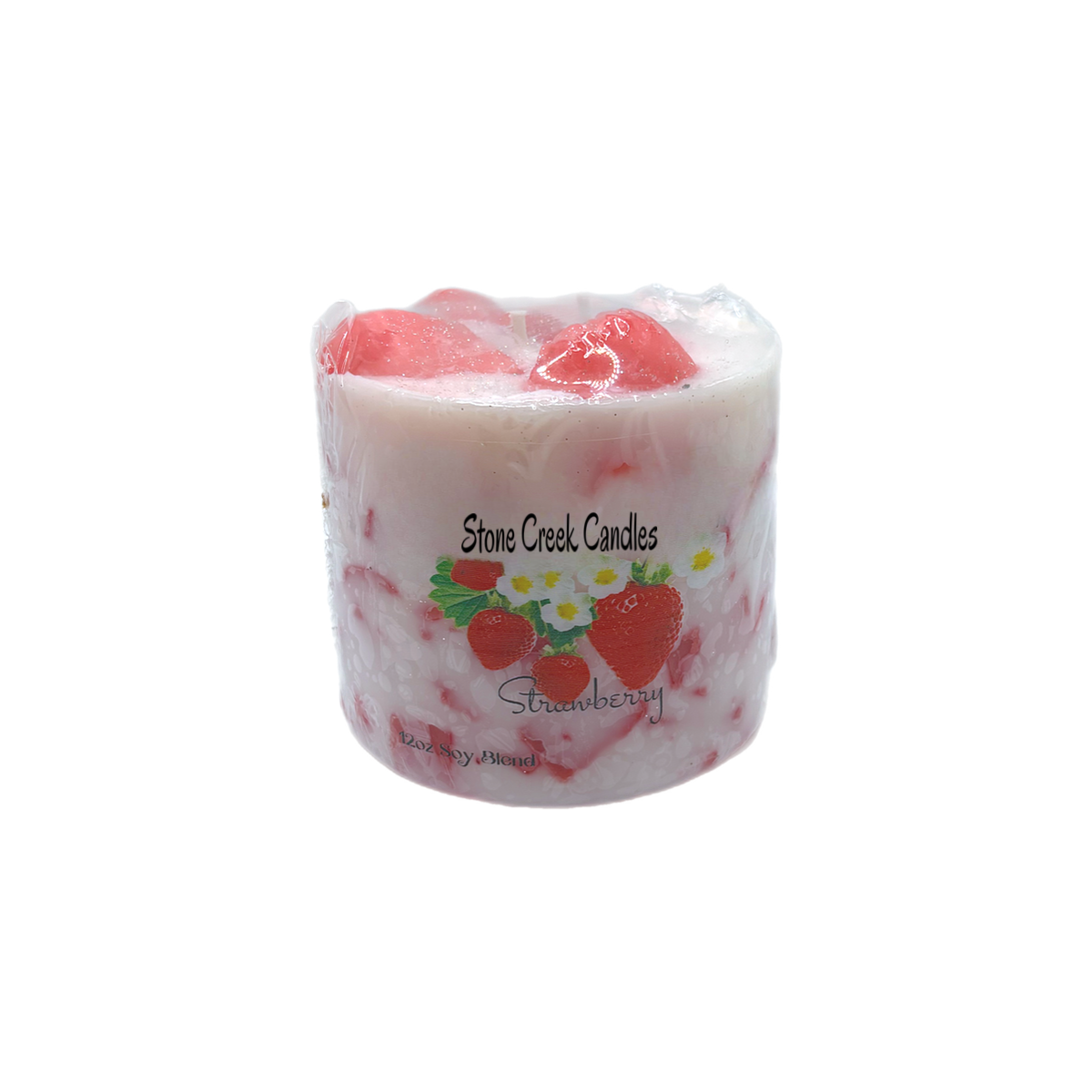 12oz (Fruity Scents) Rose Vessel Candle Refill