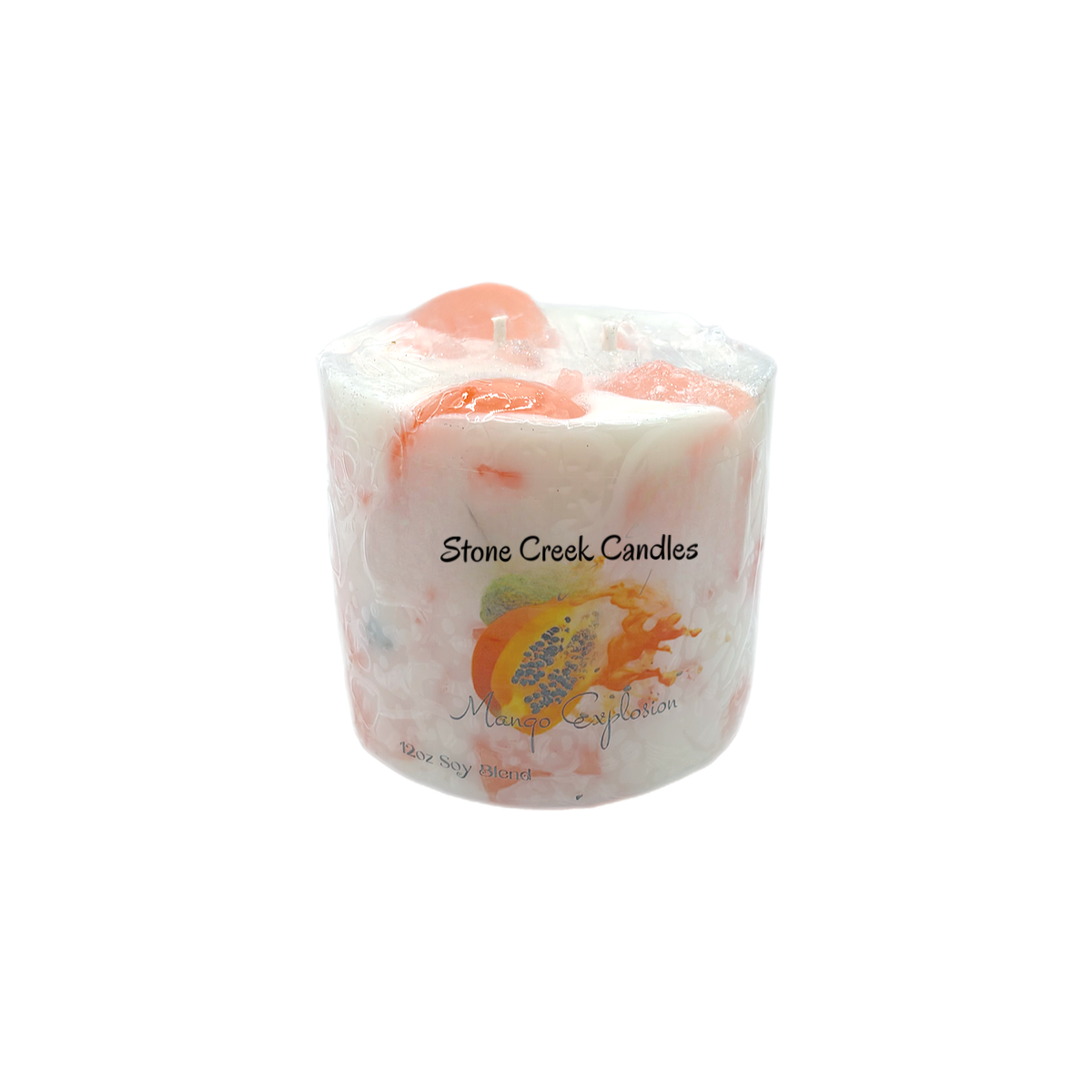 12oz (Fruity Scents) Rose Vessel Candle Refill