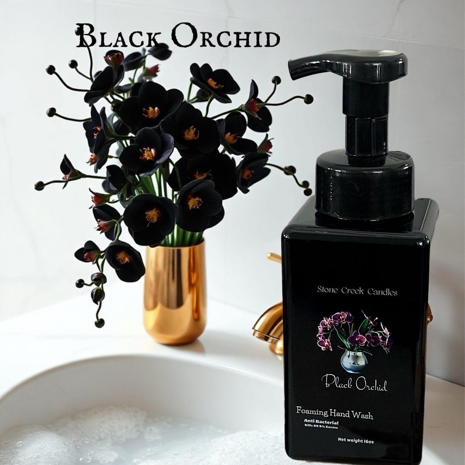 16oz Black Orchid Foaming Hand Wash