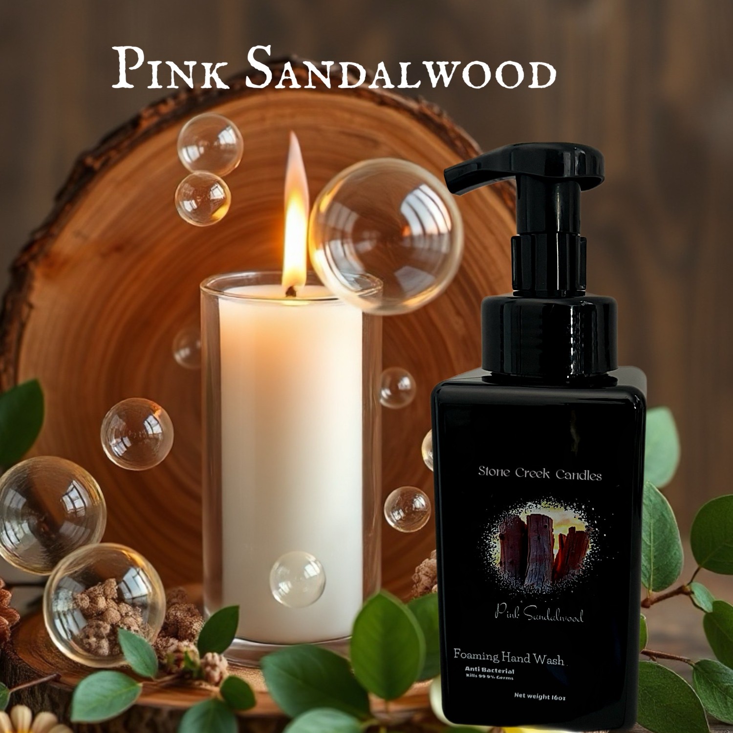 16oz Pink Sandalwood Foaming Hand Wash